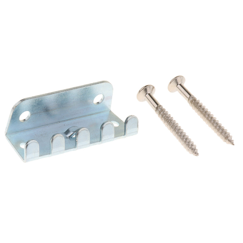 1 Set Metal Electric Guitar Tremolo Bridge Tailpiece with Screws Silver
