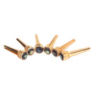 6pcs Copper Guitar Mandolin Bridge Nails String Pins with Shell Dot