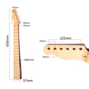 Maple Left-handed 22 Fret Guitar Neck Fretboard for Tele TL Guitar Accessory