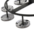 4 Pairs Hi Hat Tambourine Jingle Ring Hand Percussion Instrument