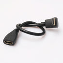 High Speed HDMI Extension Cable A Female to 90Degree Up Angle A Male Cable