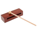 Wood Block with Striker Percussion Instrument for Kids Musical Toys