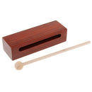 Wood Block with Striker Percussion Instrument for Kids Musical Toys