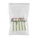 Pack of 5 Wooden Bean Sprouts Shape Jingle Bell Handbells Children Toys