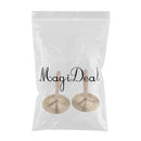 1 Pair Copper Drum Cymbals Musical Instrument Toy with Wooden Handles for Kids Children, Improving Kid's Sense of Rhythm and Beats