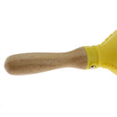 2 Pieces Wooden Handle Maraca Rattles Shaker Sand Hammer Toy for Kids Students -Music Instrument Learning