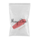 Plastic Guiro with 2 Scrapers, Latin Percussion Musical Instrument, Red