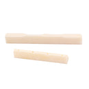 Acoustic Ukulele Mini Guitar Bridge Saddle Nut Set Natural Cattle Bone