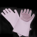 silicone cleaning brush scruber Scrubber Gloves Cleaning gloves for kitchen car pet bathroom