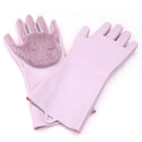 silicone cleaning brush scruber Scrubber Gloves Cleaning gloves for kitchen car pet bathroom