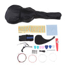 Guitar Accessory with Pickguard Bag Strap Tuner Capo Picks Wrench Finger Cover
