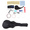 Guitar Accessory with Pickguard Bag Strap Tuner Capo Picks Wrench Finger Cover