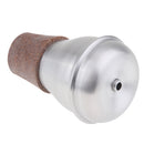 Aluminum Mini Trumpet Straight Mute Silencer with Silver Color Musical Instrument Accessory