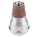 Aluminum Mini Trumpet Straight Mute Silencer with Silver Color Musical Instrument Accessory