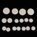 17 Pieces Clarinet Key Cushion Pads Mat for Woodwind Instrument Parts