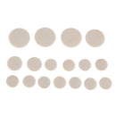 17 Pieces Clarinet Key Cushion Pads Mat for Woodwind Instrument Parts