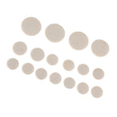 17 Pieces Clarinet Key Cushion Pads Mat for Woodwind Instrument Parts