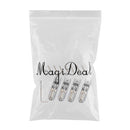 4Pcs Brass Electric Guitar Bridge Saddle with Mounting Screw Wrench