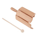 Wooden Multi Sound Tube Percussion Musical Toy Instrument with beater and Handle for Kids and Children