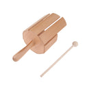 Wooden Multi Sound Tube Percussion Musical Toy Instrument with beater and Handle for Kids and Children