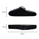Professional Violin Case 4/4 Full Size, Black Violin Hard Case with Hygrometer, Adjustable Straps