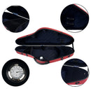 Triangular Carbon Fiber Violin Storage Case 4/4 Full Size, Backpack Style, Frosted Red