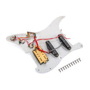 SSH Wooden Guitar Pickguard Maple with Decorative Pattern for ST Electric Guitars