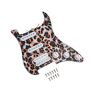 SSH Wooden Guitar Pickguard Maple with Decorative Pattern for ST Electric Guitars