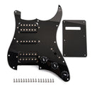 HSH Electric Guitar Prewired Loaded Pickguard Scratch Plate Back Cover Set