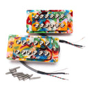 Colorful Electric Guitar Humbucker Neck Bridge Pickup Screw Kit