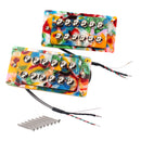 Colorful Electric Guitar Humbucker Neck Bridge Pickup Screw Kit