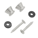 2x Skidproof Belt Button Strap Lock for Electric Guitar Bass Parts