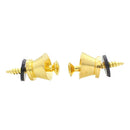 2 Pieces Metal Strap Lock Screw Button for Acoustic Electric Guitar
