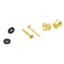 2 Pieces Metal Strap Lock Screw Button for Acoustic Electric Guitar
