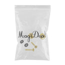 2 Pieces Metal Strap Lock Screw Button for Acoustic Electric Guitar