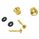 2 Pieces Metal Strap Lock Screw Button for Acoustic Electric Guitar