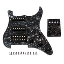 Prewired SSH Pickguard Plate Set with 17 screws,1 Rear cover,for Electric Guitar
