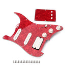 Prewired SSH Pickguard Plate Set with 17 screws,1 Rear cover,for Electric Guitar