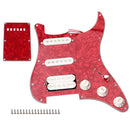 Prewired SSH Pickguard Plate Set with 17 screws,1 Rear cover,for Electric Guitar