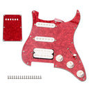 Prewired SSH Pickguard Plate Set with 17 screws,1 Rear cover,for Electric Guitar
