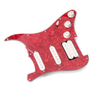 Prewired SSH Pickguard Plate Set with 17 screws,1 Rear cover,for Electric Guitar