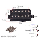 50/52mm Copper Humbucker Neck Bridge Pickup Set for Electric Guitar Bass