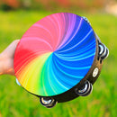 8Inch  Tambourine Wooden Tambourine Parties,Percussion Musical Instrument