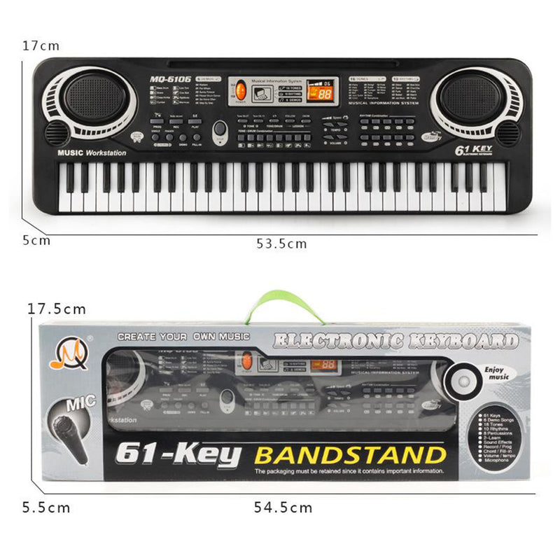 Keyboard Piano 61 Key Portable Keyboard Multifunctional Keyboard Piano Music
