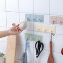 1Pc Strong Sticky Hooks No Trace Kitchen Bathroom Wall Hanging Hook