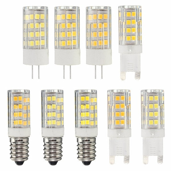 G9 E14 G4 4W 51 SMD 2835 LED Pure White Warm White Natural White Light Lamp Bulb AC220V