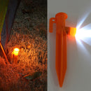 15cm Practical Outdoor Tent Pegs LED Camping Lights Trip Survival Accessory