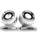 EZEEY Q8 3.5MM Audio Socket Mini Speaker Volume Control Subwoofer for Computer Phone