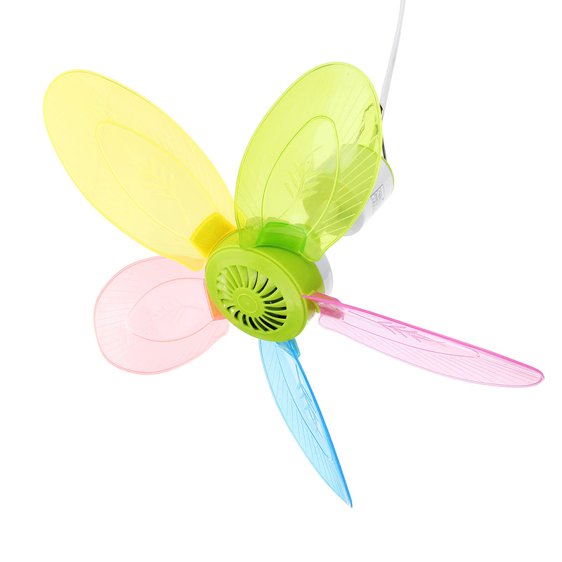9W Colofful Silent Mini Portable Ceiling Fans Mosquito Net Electric Fan