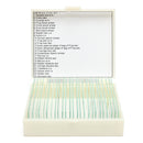 25Pcs Glass Prepared Basic Science Microscope Slides Sample Biology Pathology